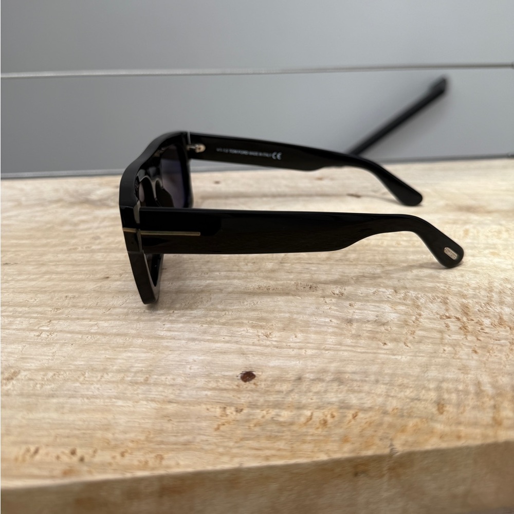 Tom Ford Fausto Black Men’s Sunglasses w/ Case Oversized Square Designer Shades - Picture 9 of 17